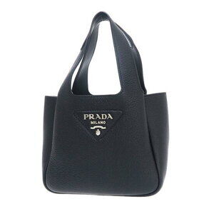 Prada black Vitello Daino soft Dynamique tote bag